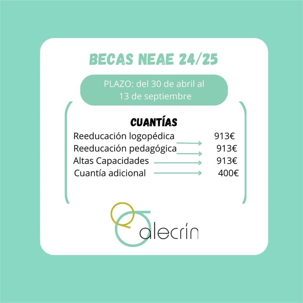 BECAS NEAE 24/25